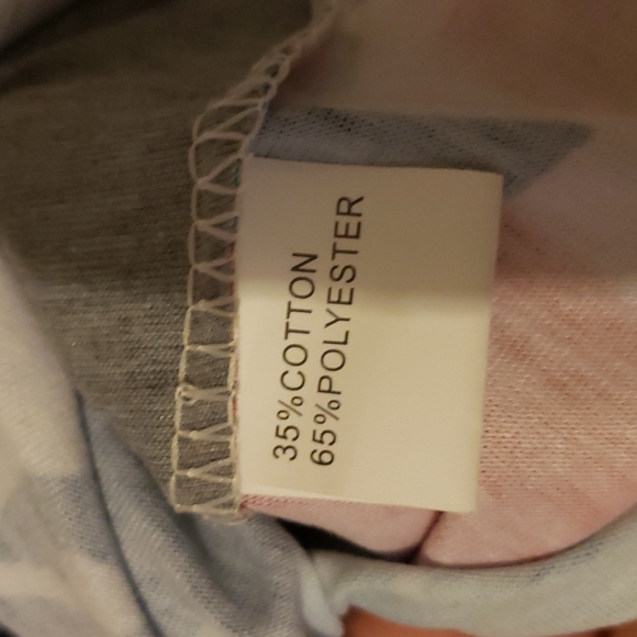 Floral tank with grey solid - Picture 5 of 5